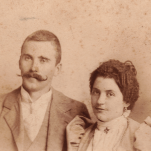 Nicola Sacco e sua moglie